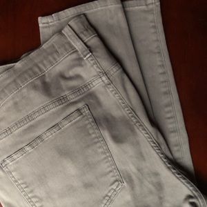 Madewell Gray high riser skinny jeans